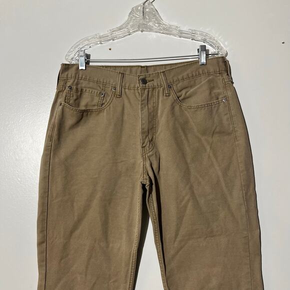 Levi’s 514 Straight Leg Stretch Fit Brown Casual 5 Pocket Pants Men’s Size 34X34 - Picture 2 of 7